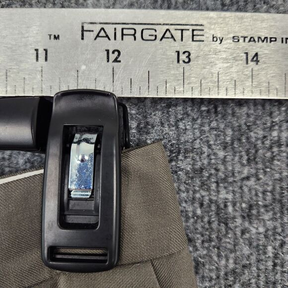 THEORY Gray Cuffed Hem Mid Rise Wool Cropped Career Slacks Dress Pants SIZE 0 - Picture 6 of 16